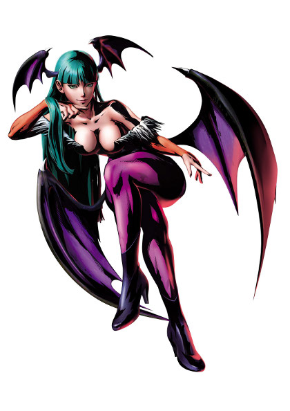 Morrigan Aensland in her Marvel Vs Capcom 3 guise. Come on Capcom - You built the 3D models for one character, only another 20-odd to go.
