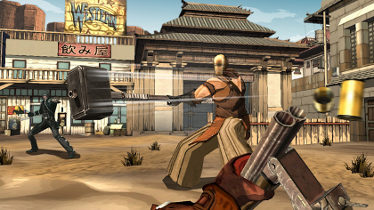Point-and-click gunplay is entertaining, but katanas are cooler.